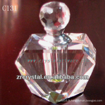 Belle bouteille de parfum en cristal C131